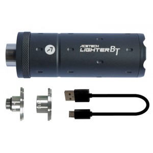 ACETECH LIGHTER BT TRACER UNIT - BLACK (M14CCW) WITH M11 CW ADAPTOR & MICRO USB CHARGING CABLE